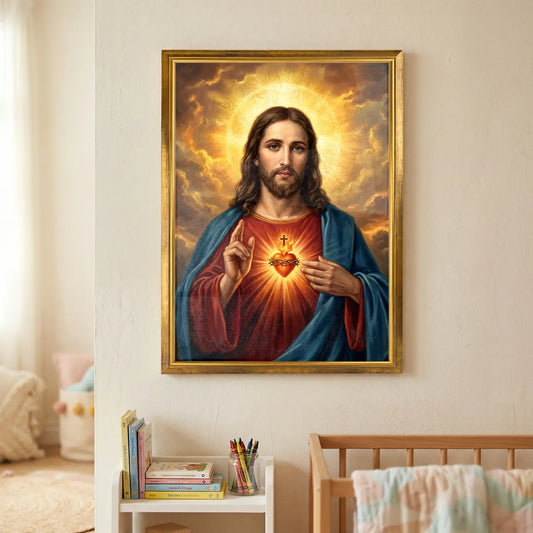Obraz Jezusa Miłosiernego (50x70cm) do SALONU
